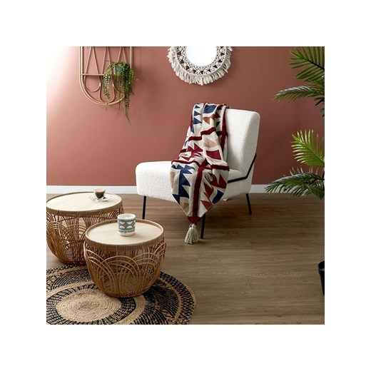 Ethnical Life Pled w kolorze kremowym ze wzorem - 200 x 150 cm Ethnical Life onesize wyprzedaż Limango Polska