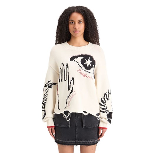 Scotch &amp; Soda Sweter w kolorze kremowym S Limango Polska wyprzedaż