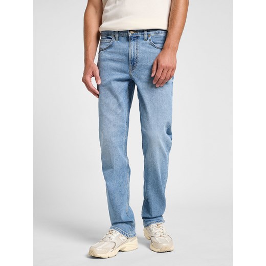 JEANSY MĘSKIE SPODNIE LEE BROOKLYN STRAIGHT HORIZON BLUE 112363849 ze sklepu YouNeedit.pl w kategorii Jeansy męskie - zdjęcie 182003158