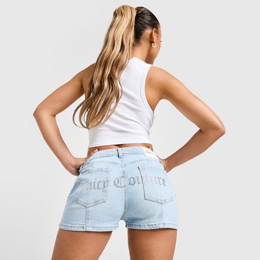 JUICY COUTURE SZORTY DMNT LGO DNM SHT L&#039;BLU ze sklepu JD Sports  w kategorii Szorty - zdjęcie 182003249