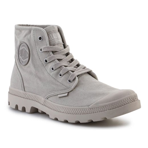 Buty Palladium Pampa Hi  02352-096-M szare ze sklepu ButyModne.pl w kategorii Buty zimowe męskie - zdjęcie 182004128