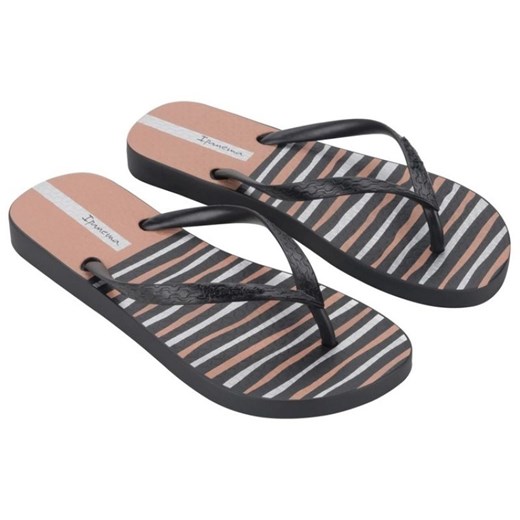 Japonki Ipanema Classic Happy Xii Fem  83582 AW917 czarne ze sklepu ButyModne.pl w kategorii Klapki damskie - zdjęcie 182004146