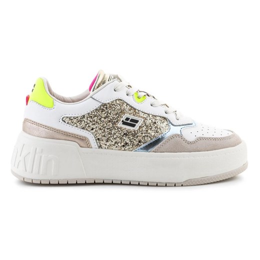 Buty D.Franklin Court Basic Glitter DFSH321096-GOLD białe ze sklepu ButyModne.pl w kategorii Buty sportowe damskie - zdjęcie 182004415