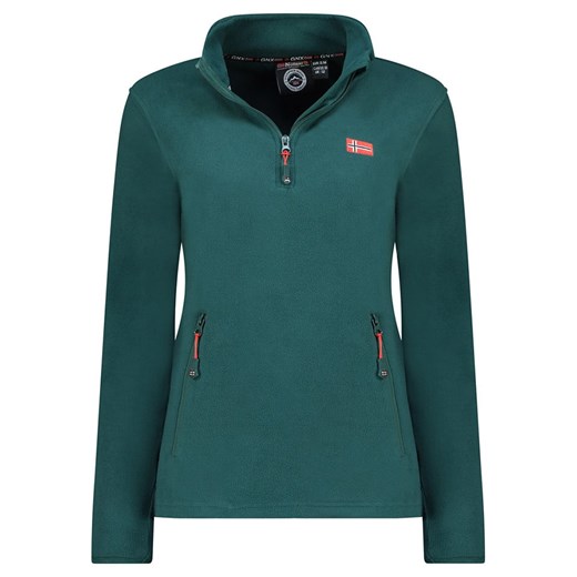 Geographical Norway Bluza polarowa &quot;Ulyssia&quot; w kolorze ciemnozielonym ze sklepu Limango Polska w kategorii Bluzy damskie - zdjęcie 182006789