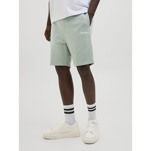 Jack & Jones Szorty dresowe "Gordon" w kolorze miętowym Jack & Jones XL okazja Limango Polska