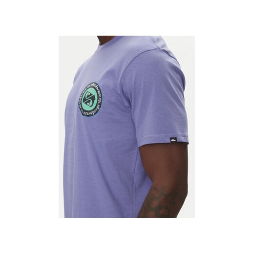 Quiksilver T-Shirt Circle Back Ss EQYZT08054 Fioletowy Regular Fit Quiksilver M MODIVO