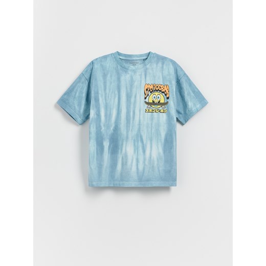 Reserved - T-shirt SpongeBob - złamana biel ze sklepu Reserved w kategorii T-shirty chłopięce - zdjęcie 182011696