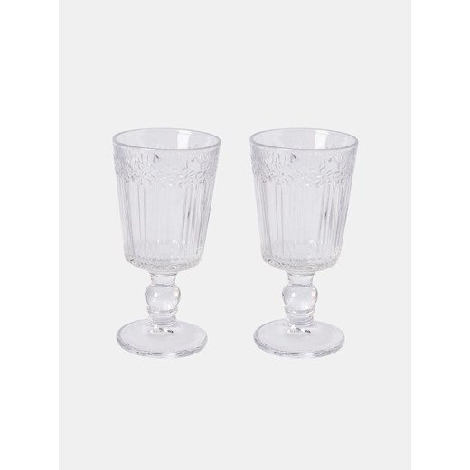 Sinsay - Kieliszki 2 pack - biały ze sklepu Sinsay w kategorii Kolczyki - zdjęcie 182012819