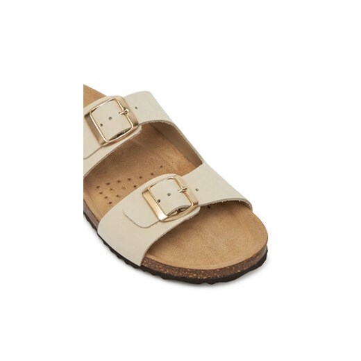 Klapki Geox Brionia D35LSL 00032 C1122 Écru Geox 37 eobuwie.pl