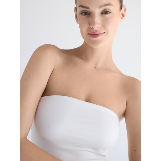 Reserved - Top bandeau - biały ze sklepu Reserved w kategorii Bluzki damskie - zdjęcie 182019205