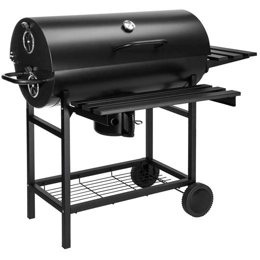 Węglowy grill beczka na kółkach P0-R44 ze sklepu Edinos.pl w kategorii Ogród i taras - zdjęcie 182019519