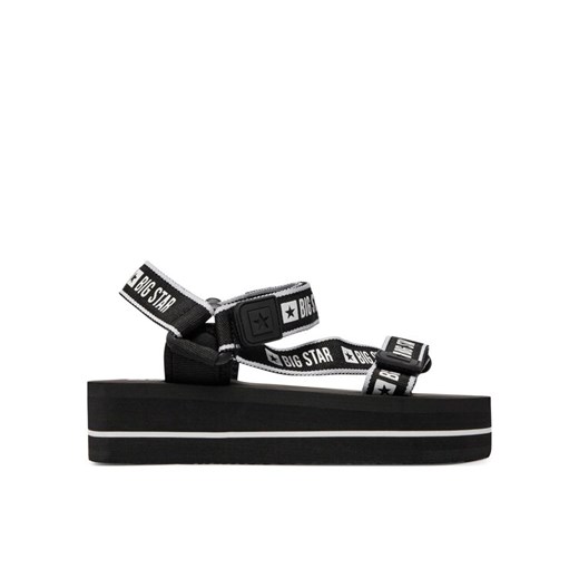 Sandały Big Star Shoes NN274A525 Czarny ze sklepu eobuwie.pl w kategorii Sandały damskie - zdjęcie 182022219