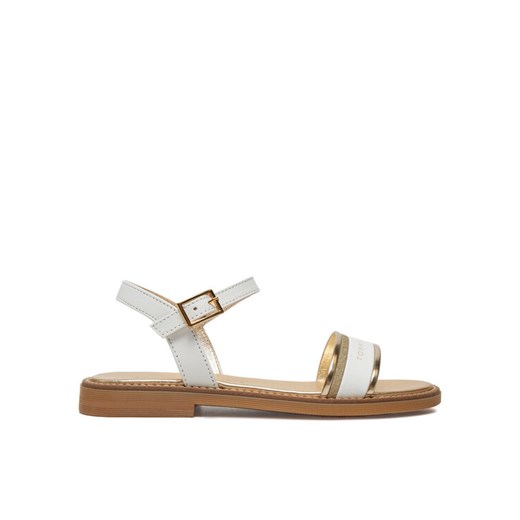 Sandały Tommy Hilfiger Sandal T4A2-33944-1281 S Biały ze sklepu eobuwie.pl w kategorii Sandały dziecięce - zdjęcie 182022247
