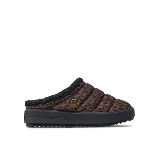 Kapcie MICHAEL Michael Kors Emmett Quilted Slip On 43F2EMFP1Y Brązowy ze sklepu eobuwie.pl w kategorii Kapcie damskie - zdjęcie 182022265