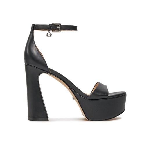 Sandały Guess Idas FLJIDS LEA03 Czarny Guess 39 eobuwie.pl