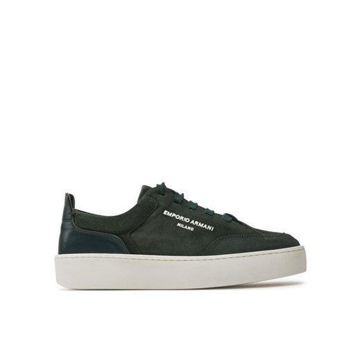 Sneakersy Emporio Armani X3X207 XR158 00571 Zielony ze sklepu eobuwie.pl w kategorii Trampki damskie - zdjęcie 182022497