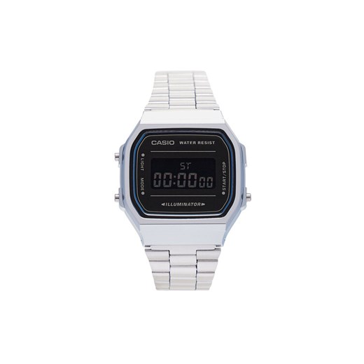 Zegarek Casio A168WEM-2BEF Srebrny ze sklepu eobuwie.pl w kategorii Zegarki - zdjęcie 182022506