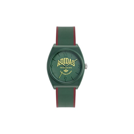 Zegarek adidas Originals Project Two Grfx AOST24073 Zielony ze sklepu eobuwie.pl w kategorii Zegarki - zdjęcie 182022617