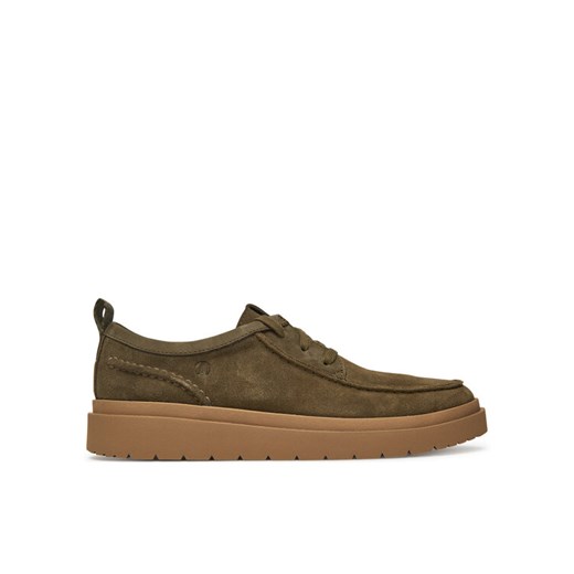 Półbuty Clarks Polden Moc 26180869 Zielony ze sklepu eobuwie.pl w kategorii Półbuty męskie - zdjęcie 182022665