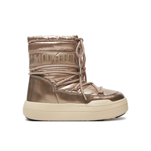 Śniegowce Moon Boot Junior Park Boot 80D3440020 Różowe złoto ze sklepu eobuwie.pl w kategorii Buty zimowe dziecięce - zdjęcie 182023059