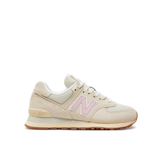 Sneakersy New Balance WL574GU2 Beżowy ze sklepu eobuwie.pl w kategorii Buty sportowe damskie - zdjęcie 182023086
