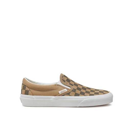Tenisówki Vans Classic Slip On VN0A2Z41DFM1 Beżowy ze sklepu eobuwie.pl w kategorii Trampki damskie - zdjęcie 182023106