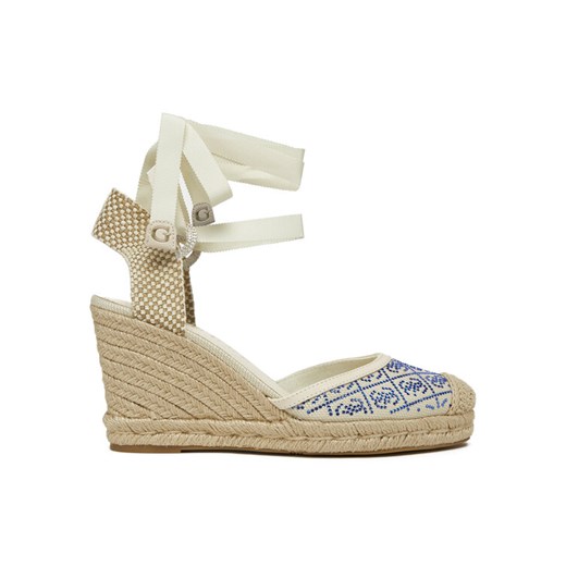 Espadryle Guess FLJCRN FAB04 Beżowy ze sklepu eobuwie.pl w kategorii Espadryle damskie - zdjęcie 182023115
