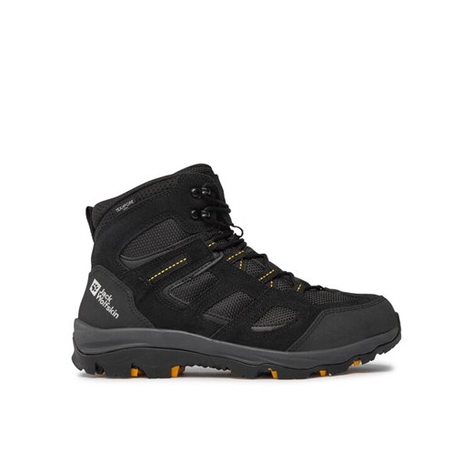 Trekkingi Jack Wolfskin Vojo 3 Texapore Mid M 4042462 Czarny ze sklepu eobuwie.pl w kategorii Buty trekkingowe męskie - zdjęcie 182023116