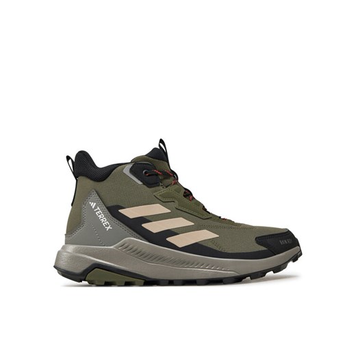 Trekkingi adidas Terrex Anylander Mid Rain.Rdy ID0897 Zielony ze sklepu eobuwie.pl w kategorii Buty trekkingowe męskie - zdjęcie 182023279
