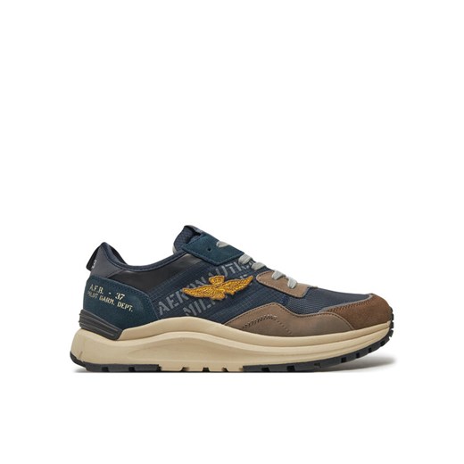 Sneakersy Aeronautica Militare 242SC286CT3377 Granatowy ze sklepu eobuwie.pl w kategorii Buty sportowe męskie - zdjęcie 182023287