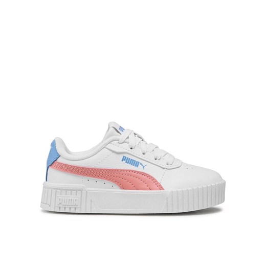Sneakersy Puma Carina 2.0 PS 386186 12 Biały ze sklepu eobuwie.pl w kategorii Trampki dziecięce - zdjęcie 182023318