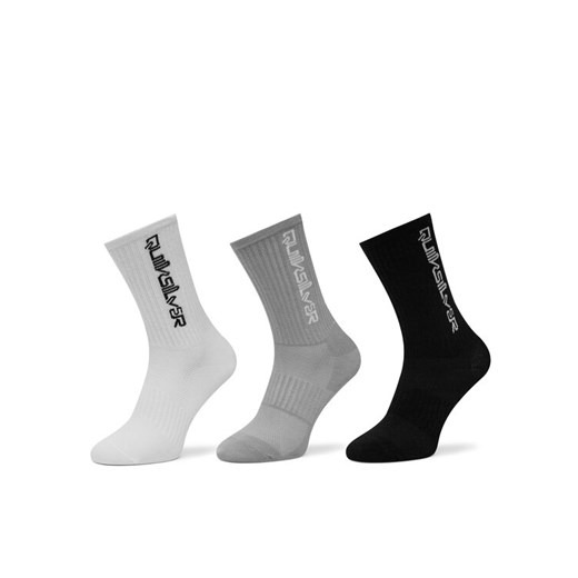 Skarpety Quiksilver AS_QUIKSILVER_100W_SS25 (3-PACK) Biały ze sklepu eobuwie.pl w kategorii Skarpetki męskie - zdjęcie 182023379