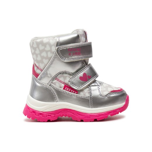 Śniegowce Agatha Ruiz de la Prada 241990-B S Srebrny ze sklepu eobuwie.pl w kategorii Buty zimowe dziecięce - zdjęcie 182023437
