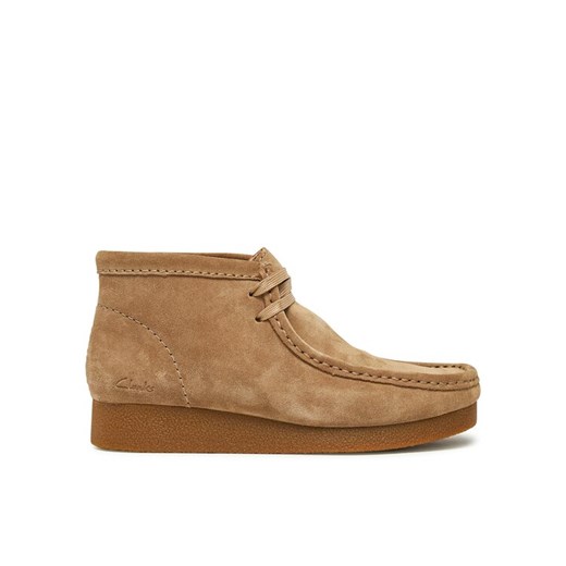 Botki Clarks WallabeeEvoBt 261747444 Beżowy ze sklepu eobuwie.pl w kategorii Botki - zdjęcie 182023489