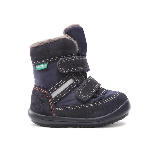 Kozaki Kickers Kimbak 878580-10 M Granatowy ze sklepu eobuwie.pl w kategorii Buciki niemowlęce - zdjęcie 182023555