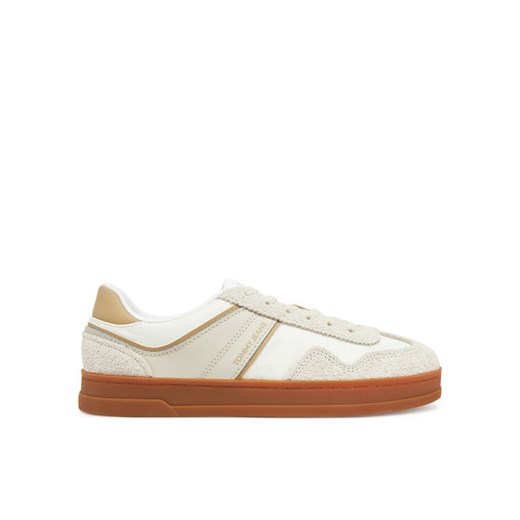 Sneakersy Tommy Jeans The Greenwich Mix Media EN0EN02730 Beżowy ze sklepu eobuwie.pl w kategorii Buty sportowe damskie - zdjęcie 182023705