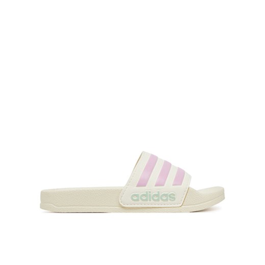 Klapki adidas adilette JP5784 Biały ze sklepu eobuwie.pl w kategorii Klapki dziecięce - zdjęcie 182023726