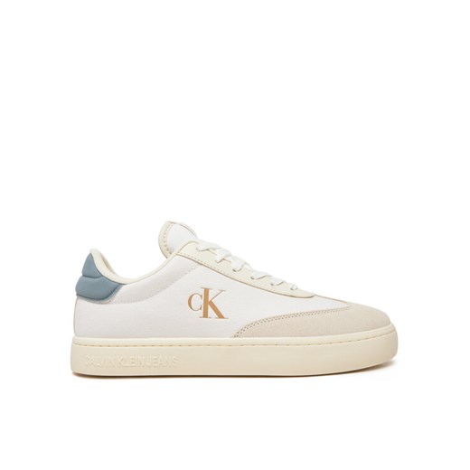 Sneakersy Calvin Klein Jeans Classic Cupsole Low Mix Mg YM0YM01169 Écru ze sklepu eobuwie.pl w kategorii Buty sportowe męskie - zdjęcie 182023779