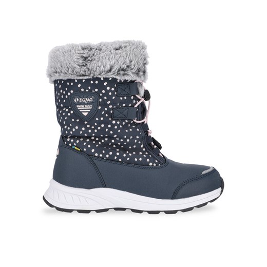Śniegowce ZigZag Wesend Kids Boot WP V2 Z244389 Granatowy ze sklepu eobuwie.pl w kategorii Buty zimowe dziecięce - zdjęcie 182023886