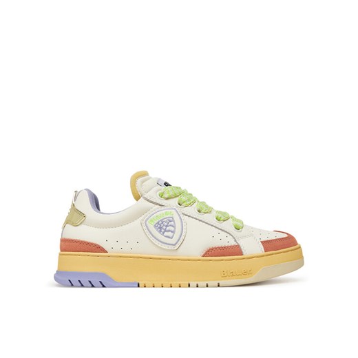 Sneakersy Blauer S5ADEL02/LEA Biały ze sklepu eobuwie.pl w kategorii Buty sportowe damskie - zdjęcie 182023899
