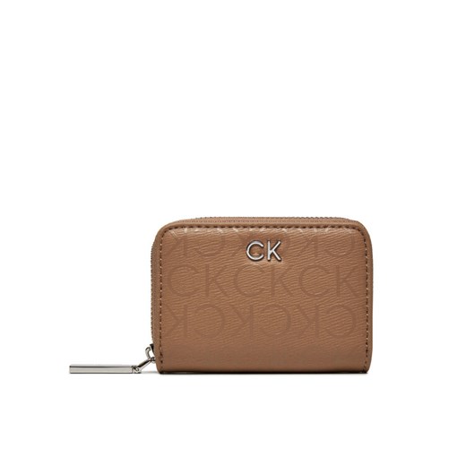 Mały Portfel Damski Calvin Klein K60K612188 Brązowy ze sklepu eobuwie.pl w kategorii Portfele damskie - zdjęcie 182024068