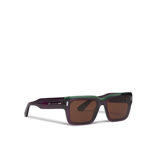 Okulary przeciwsłoneczne Calvin Klein CK23538S Fioletowy ze sklepu eobuwie.pl w kategorii Okulary przeciwsłoneczne damskie - zdjęcie 182024219
