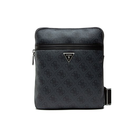Saszetka Guess Vezzola Smart Crossbody Flat HMEVZL P2223 Czarny ze sklepu eobuwie.pl w kategorii Saszetki - zdjęcie 182024346