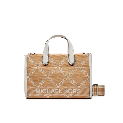 Torebka MICHAEL Michael Kors 30S4S3GM5U Beżowy ze sklepu eobuwie.pl w kategorii Torby Shopper bag - zdjęcie 182024375