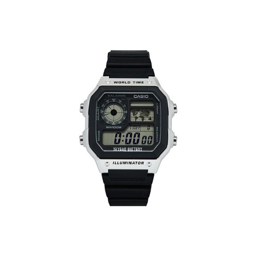 Zegarek Casio AE-1200WH-1CVEF Czarny ze sklepu eobuwie.pl w kategorii Zegarki - zdjęcie 182024448