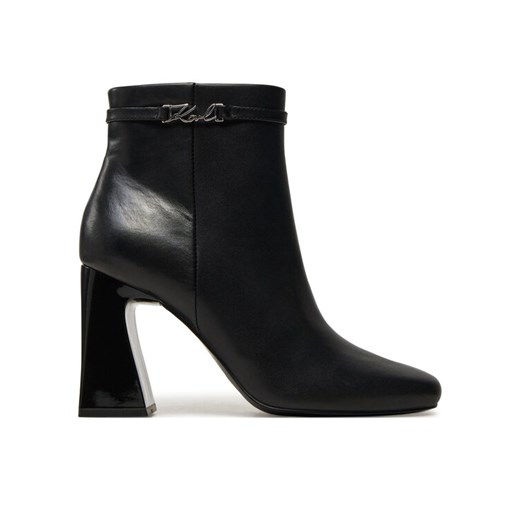 Botki KARL LAGERFELD KL33150 Czarny ze sklepu eobuwie.pl w kategorii Botki - zdjęcie 182024597