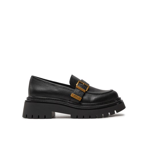Loafersy TWINSET Mocassino 242TCP044 Czarny ze sklepu eobuwie.pl w kategorii Lordsy damskie - zdjęcie 182024615