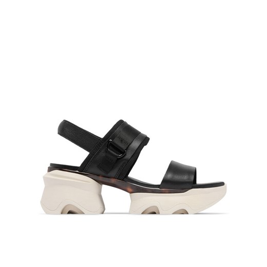 Sandały Sorel KINETIC™ Impact Slingback Heel 2030481 Czarny ze sklepu eobuwie.pl w kategorii Sandały damskie - zdjęcie 182024625