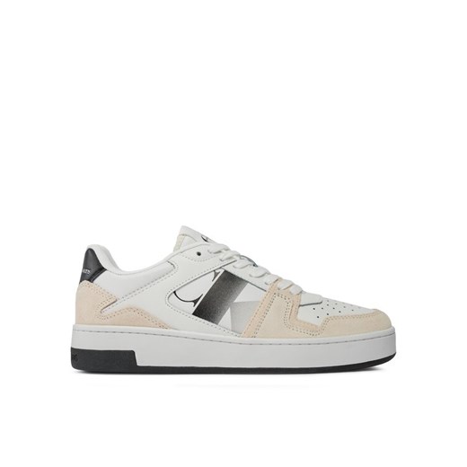 Sneakersy Calvin Klein Jeans Basket Cupsole Lace Mix Nbs Sat YW0YW01446 Biały 39 eobuwie.pl