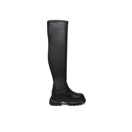Kozaki Tommy Jeans Tjw Lightweight Otk Boot EN0EN02634 Czarny ze sklepu eobuwie.pl w kategorii Kozaki damskie - zdjęcie 182024665